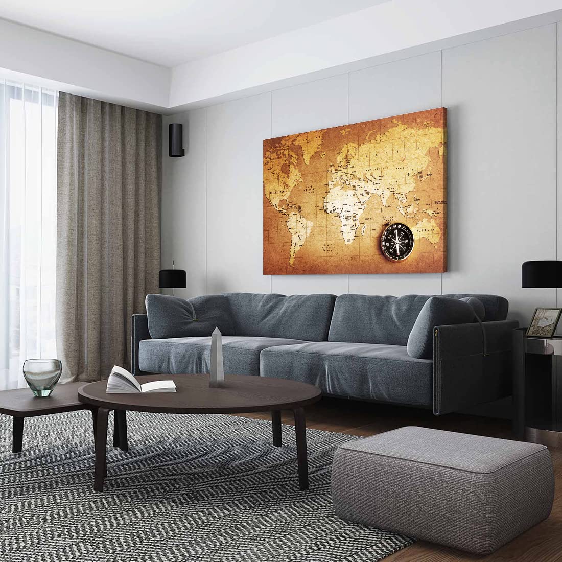 世界地図　キャンバスアート　3枚組　アンティーク　アート　芸術　レトロ 81vmGgPYahL._UF350,350_QL50_.jpg
