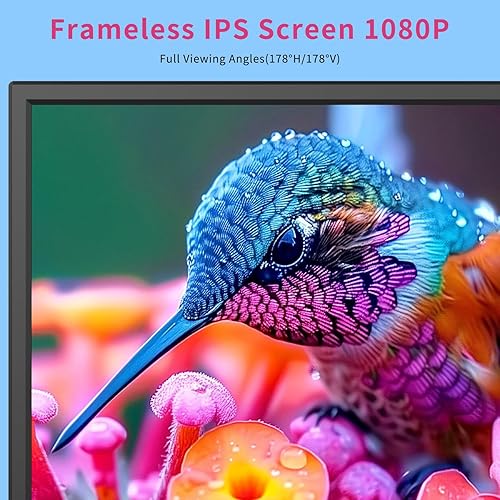 Miniatura 2 de TV de 20 pulgadas, TV de pantalla plana de cocina pequeña con puerto para auriculares, puertos HDMI, USB y VGA, cable DV-12V y adaptador de CA para