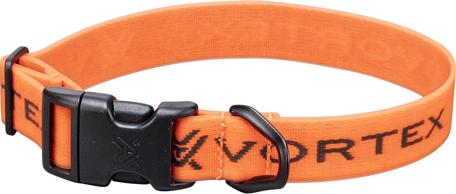 Vortex Adjustable Waterproof Dog Collar (Blaze Orange)