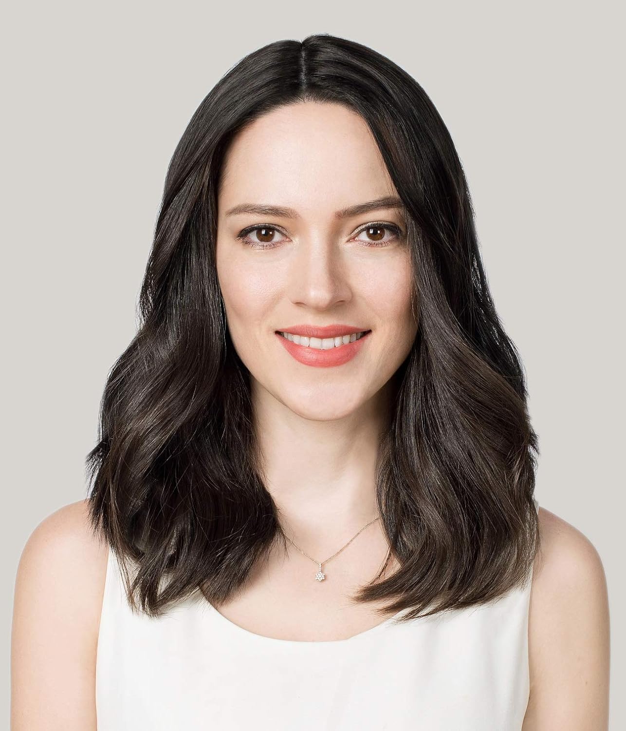 middle part flat iron