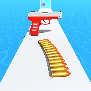 Bullet Long Stack Run! Bullet Longest Stack Reload Gun Craft Rush 3D