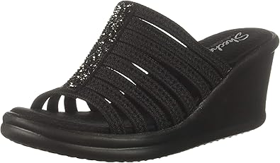 Skechers multi strap wedge sandals Clearance