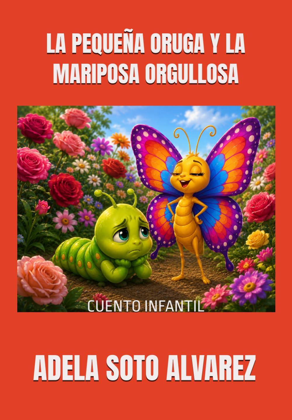 LA PEQUEÑA ORUGA Y LA MARIPOSA ORGULLOSA: CUENTO INFANTIL