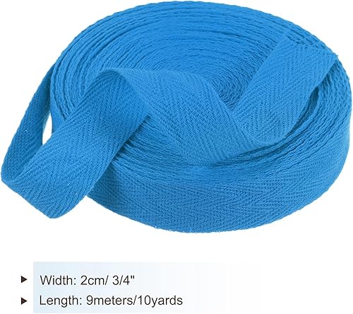 Vista 194 de PATIKIL Cinta de sarga de algodón de 3/4 pulgadas, 10 yardas, cinta de encuadernación al bies, cinta de espiga para costura, envoltura de regalos