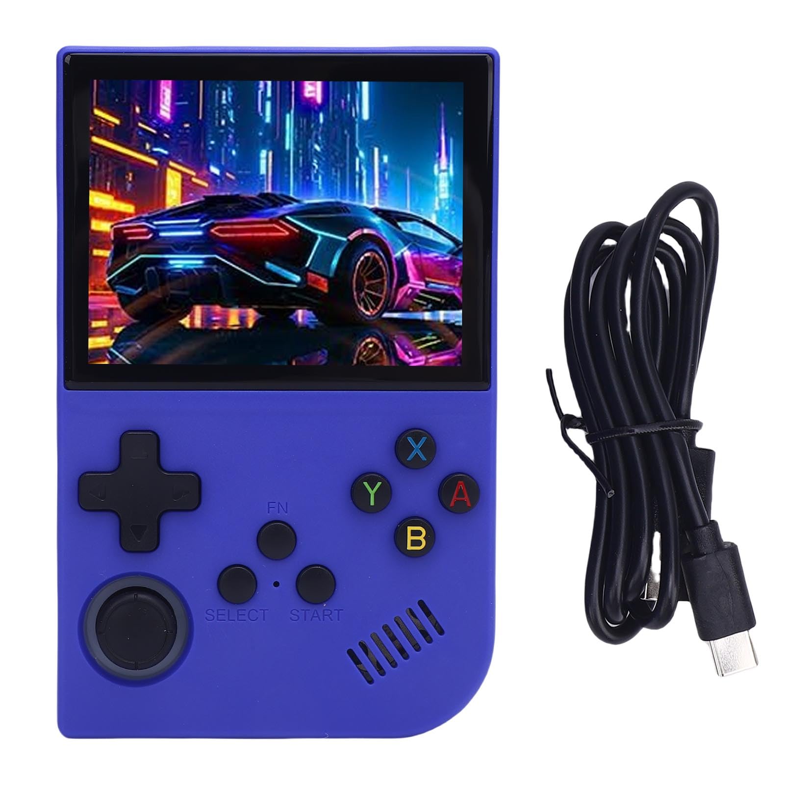 Tonysa Handheld Retro Gaming Console - Ponad 15 000 Wbudowanych Gier, Układ RK3326 z ARM Quad Core CPU, Wyświetlacz HD 3,5 ", Długa żywotność Baterii i Dźwięk Stereo (64G)