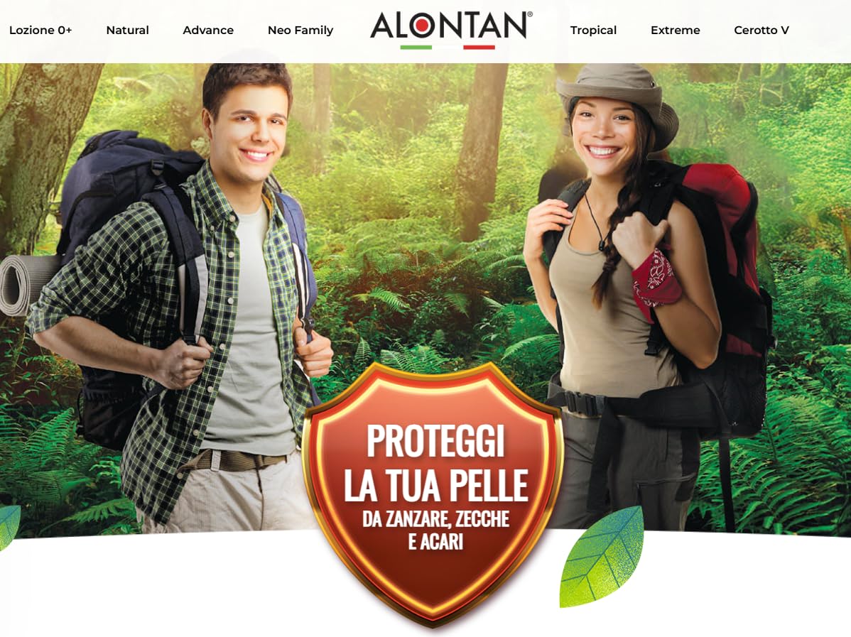 Alontan Spray Neo Family Insettorepellente - 75ml - contro zanzare, zecche, fino a 6 ore di protezione, da usare sopra i 3 anni, presidio medico chirurgico a base di icardina 10%