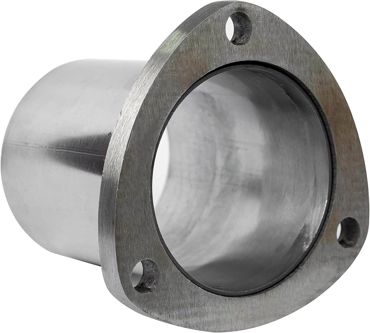 Universal Semi Direct Fit Exhaust Converter Pipe 4"OD 3-Bolt Flange Repair Kit，T304 Stainless Steel, exhaust flange repair,weld on exhaust flange