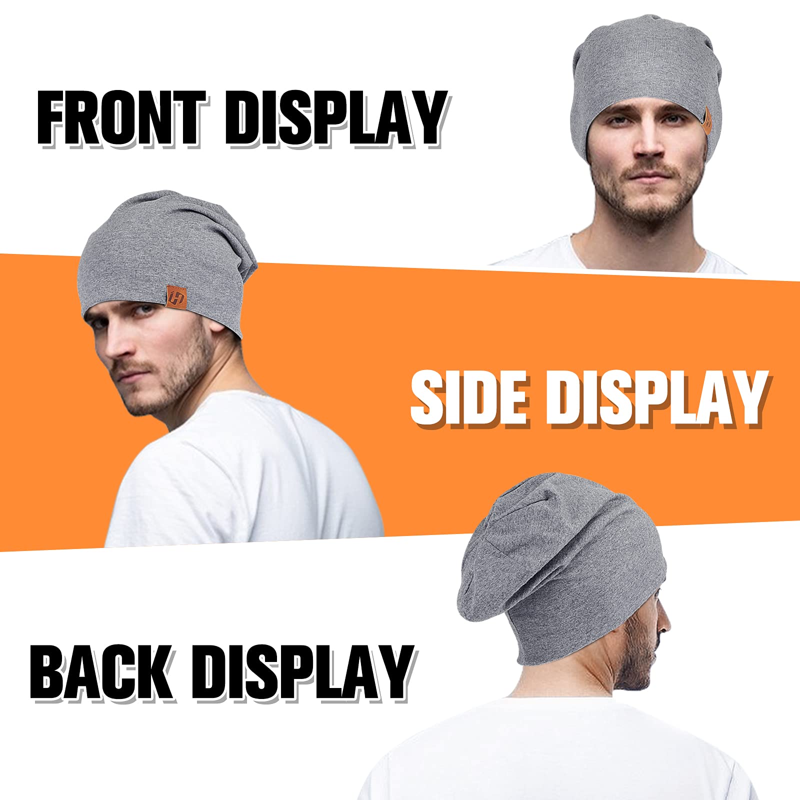 HASAGEI Berretto da donna leggero morbido unisex Slouch Beanie elastico berretto da uomo per tutte le stagioni