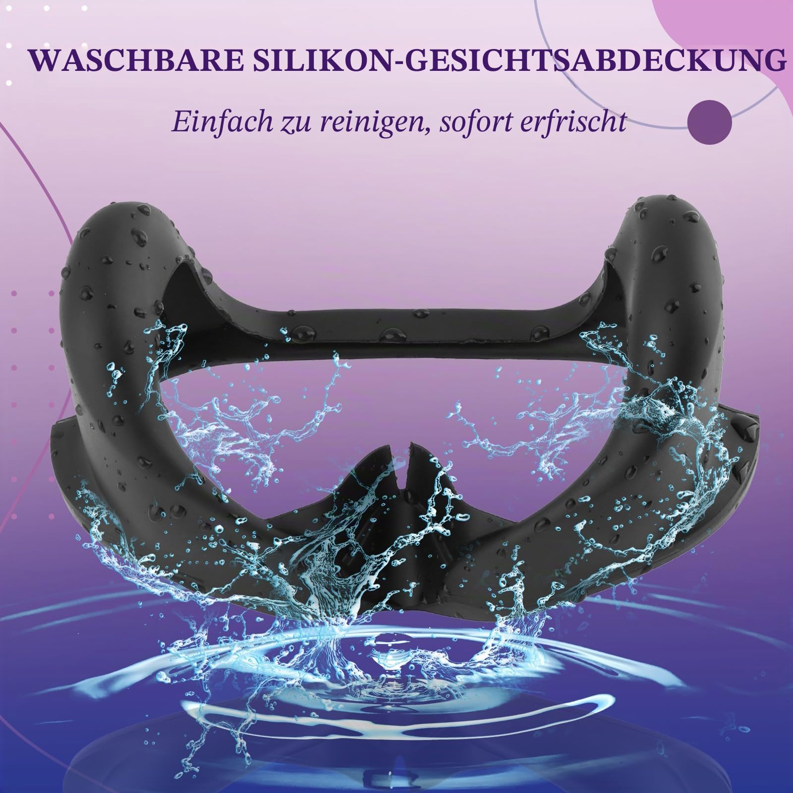 Voller Lichtblocker für Quest Pro Silikon-Gesichtsschnittstelle, magnetisch befestigt, für Quest Pro VR Gesichtsabdeckung, Zubehör, Schutzkappe