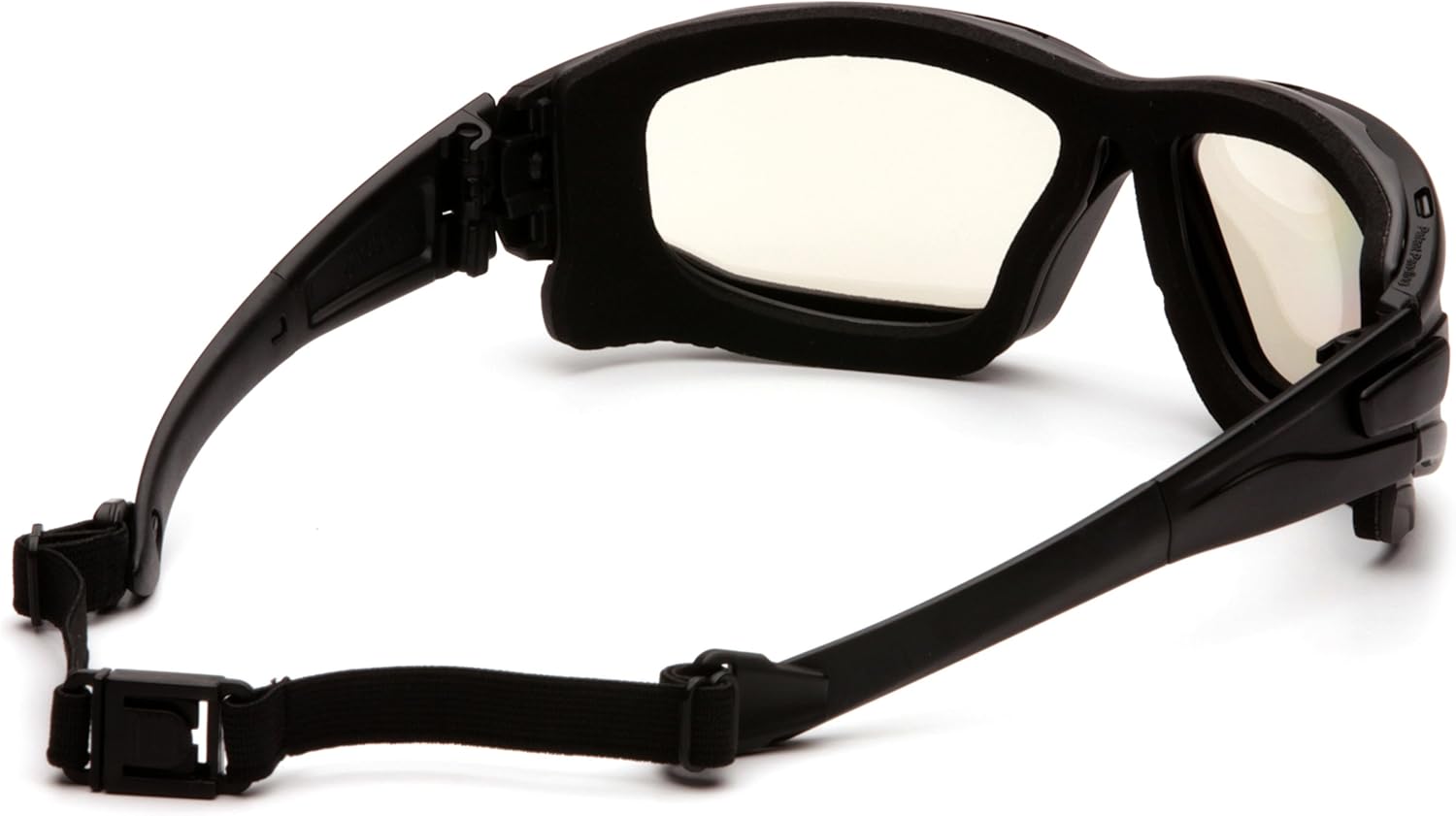 PYRAMEX I-Force Sporty Dual Pane Anti-Fog Goggle, Black Frame/Clear Anti-Fog Lens