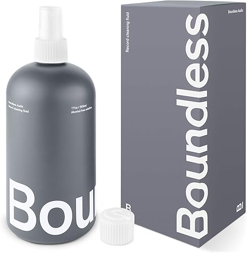 Miniatura 7 de Boundless Audio Solución de limpieza de discos  Líquido limpiador de discos de vinilo de 6.75 onzas, paño limpiador de vinilo y protector de