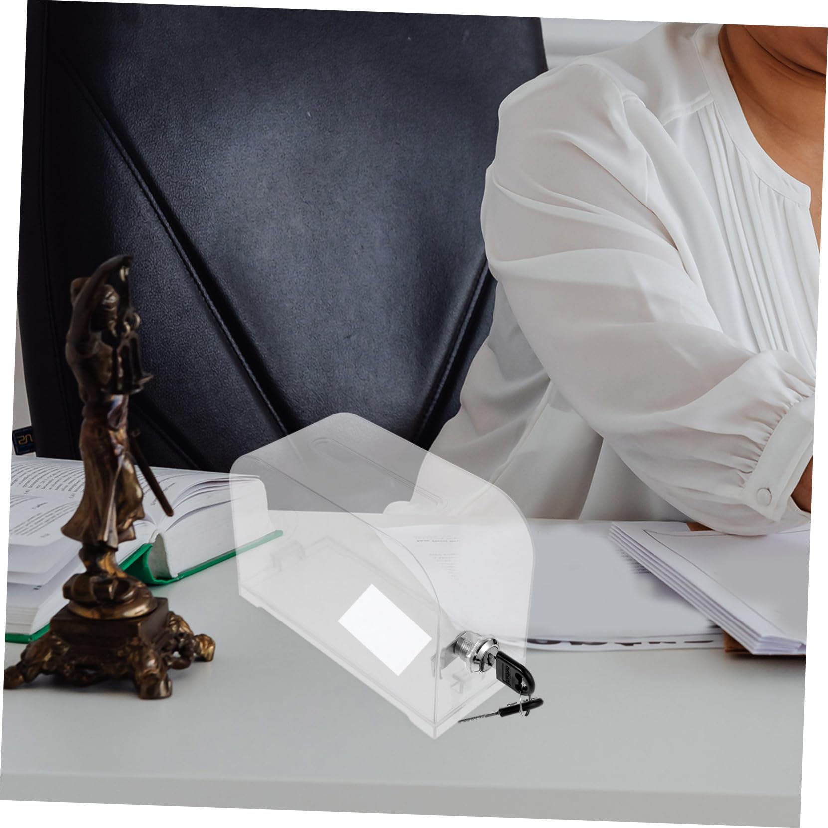 3stücke Business Card Box Aus Organizer Für Visitenkarten Tragbare Aufbewahrung Für Büro Und Veranstaltungen Einfache Handhabung Transparent Für Reisen Und Messen