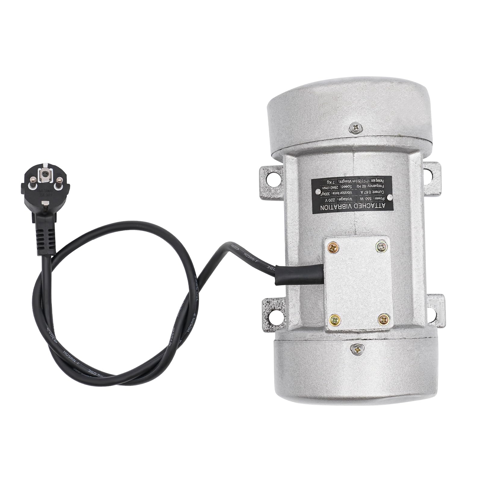Vibrationsmotor 550W 220V Betonverdichter Betonrüttler 2840 U/min Beton-Vibrationsmotor Beton Vibration Motor für Bergbau, Metallurgie, Kohle, Strom und Bau
