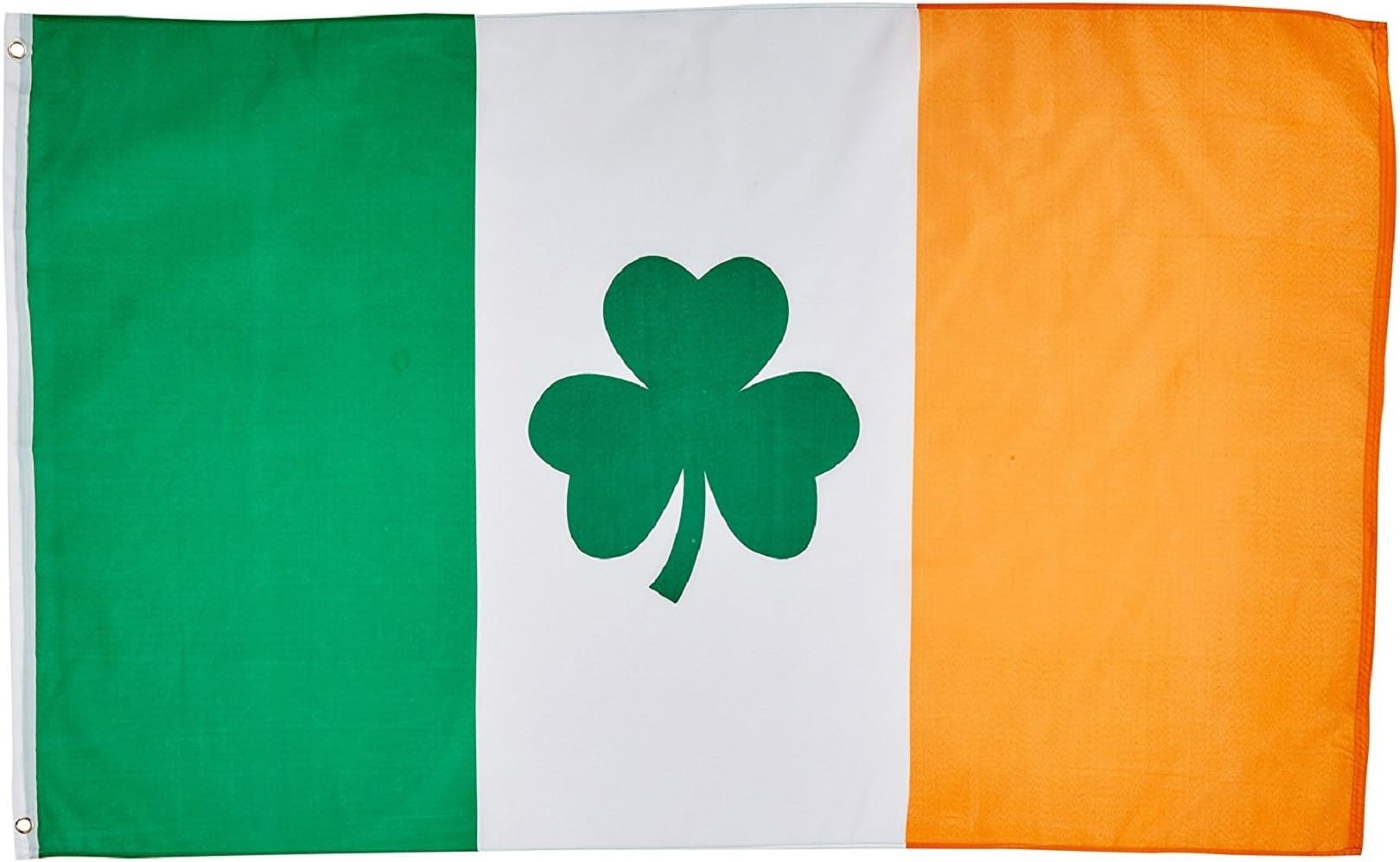 DANF 3x5 FT Ireland Shamrock Flag Irish Flag St Patricks Shamrock Clover Leaf Indoor/Outdoor Polyester Banner