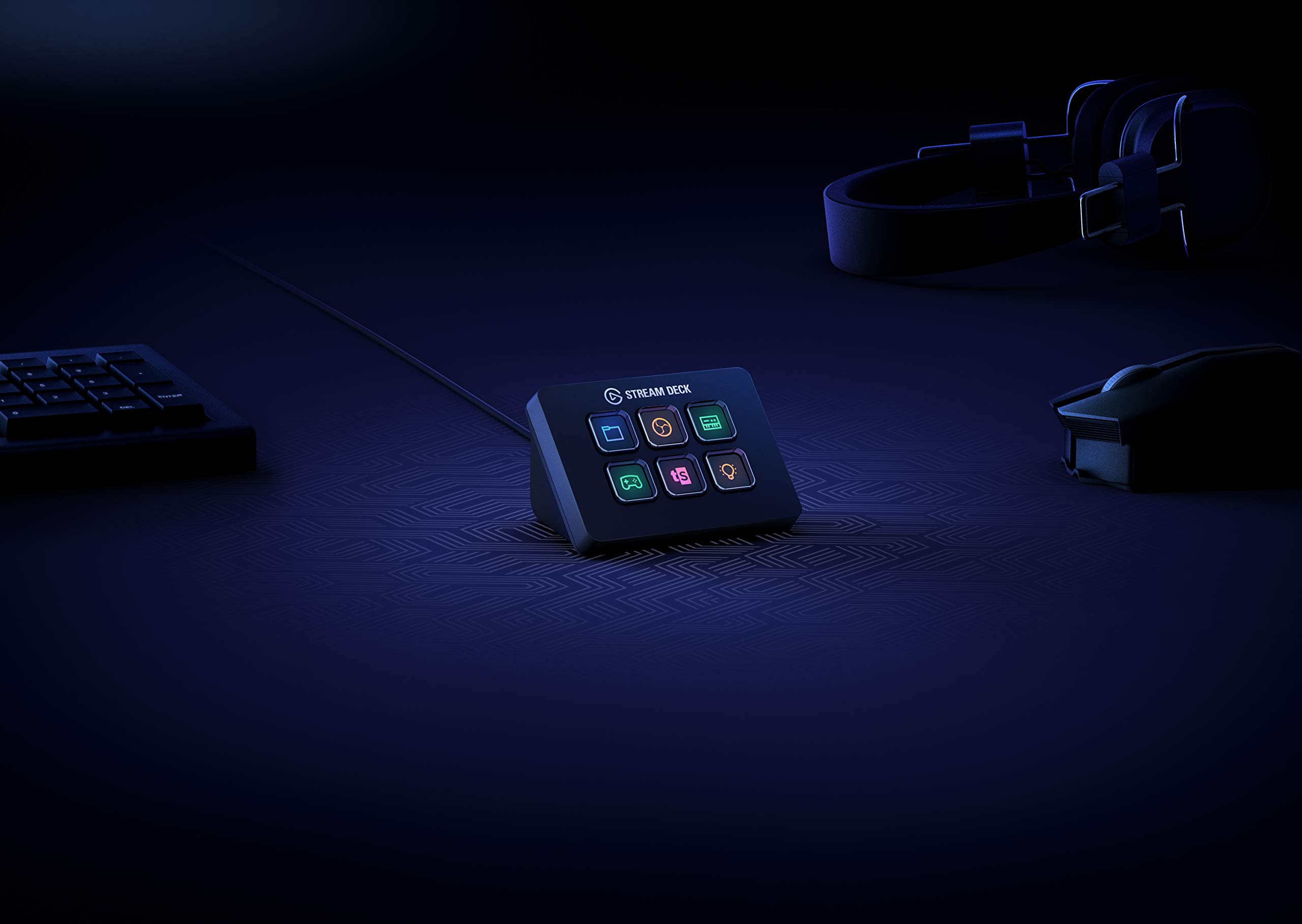 Elgato Stream Deck Mini: controlla Zoom, Teams, PowerPoint, MS Office e altro, aumenta la produttività integrando app quotidiane, configura facilmente abbreviazioni, compatibile con Mac e PC