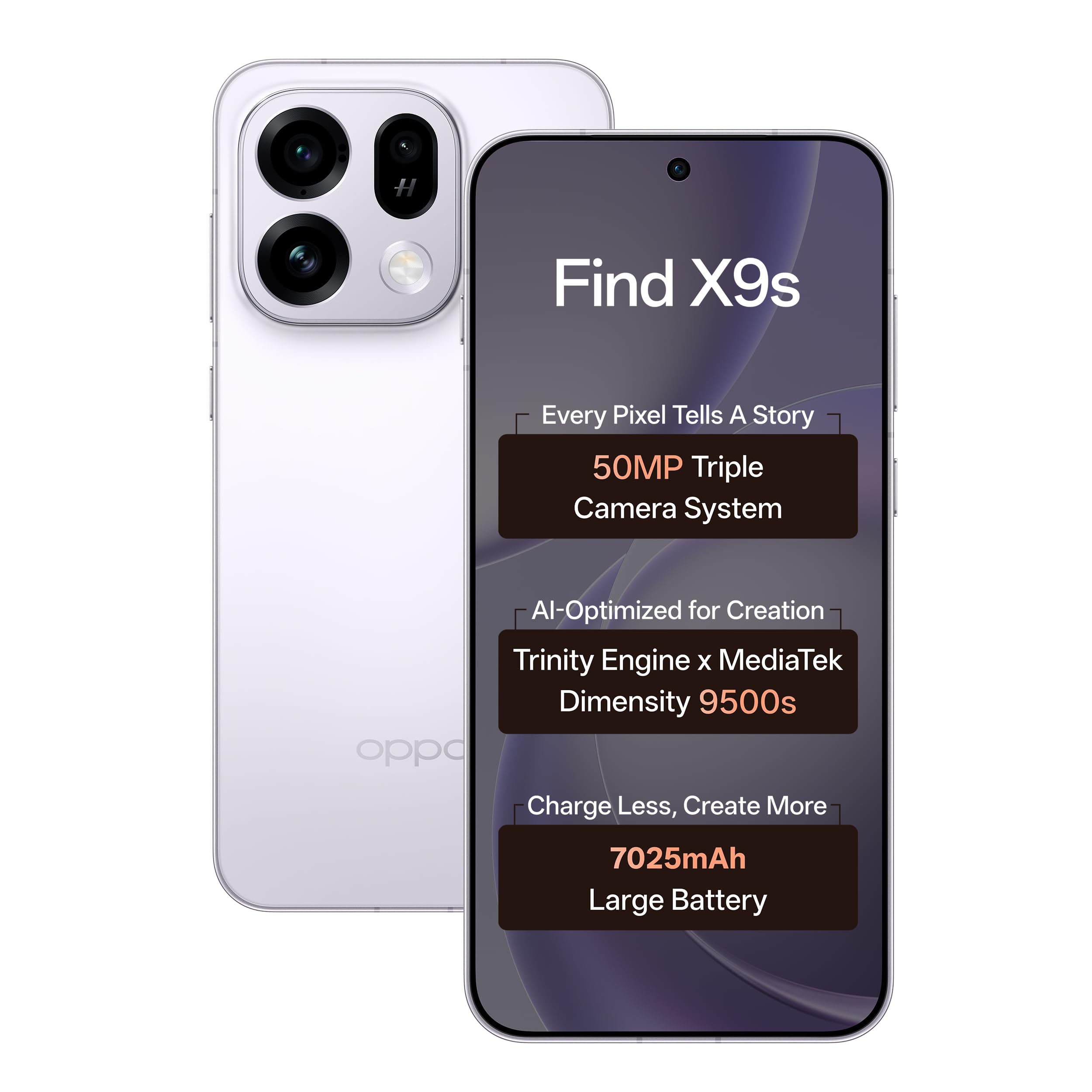 Oppo Find X9s 5G (Lavender Sky, 12GB RAM, 256GB Storage) with No Cost EMI/Additional Exchange Offers-image-46