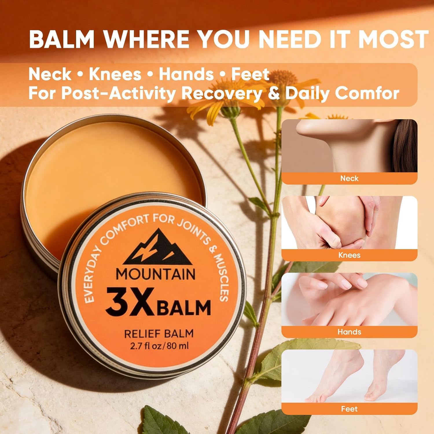 Therawolf Neuro Balm, Natural Relief Cream for Joints, Muscles, Nerves,Cooling Soothing Ointment,Care Soothing Cream - 5