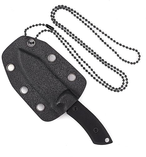 Miniatura 6 de KHU Cuchillo de cuello de hoja fija edc cuchillo - collar de cuchillo mini cuchillo de supervivencia cuchillos de cuello cuchillo de hoja fija con
