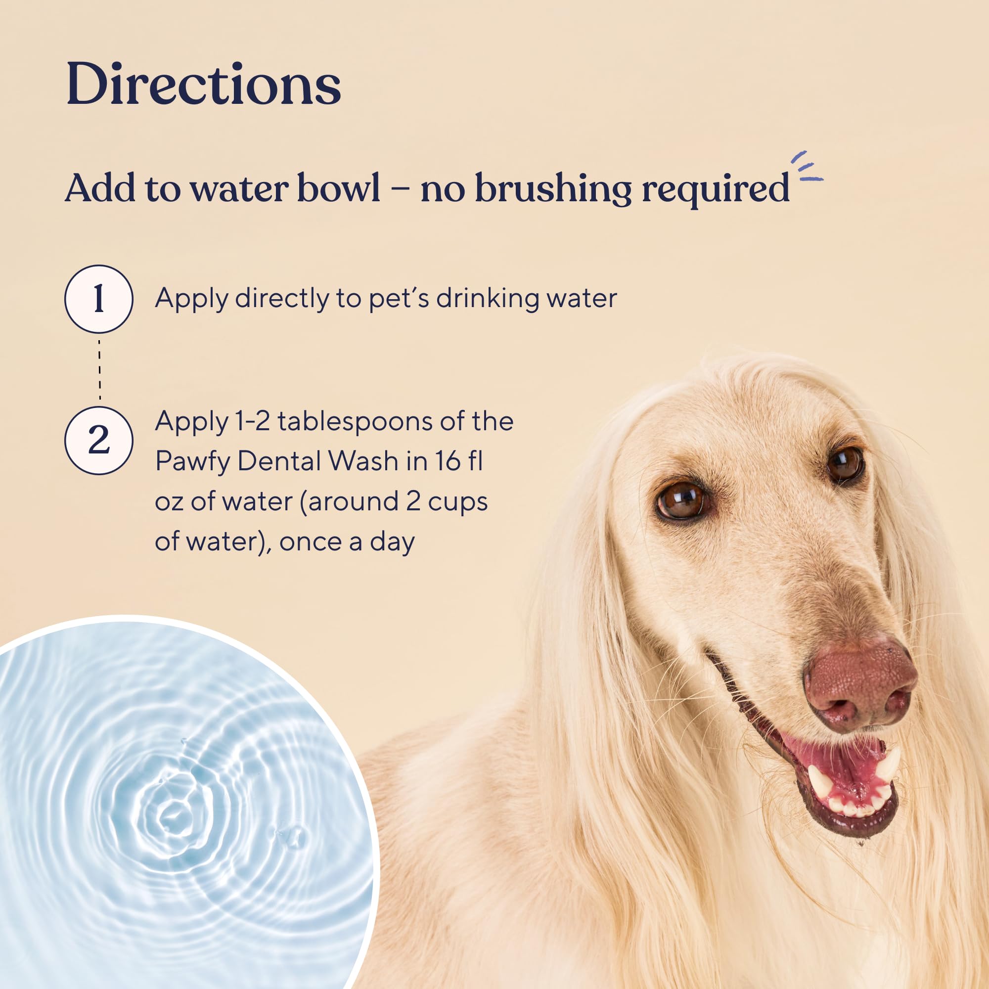 Pawfy Dog Breath Freshener with Specialized Dental Care Formula | Dog Teeth Cleaning & Mouthwash | Helps Freshen Dogs Breath with Easy Water Additive | Supports Plaque and Tartar Control - image 6