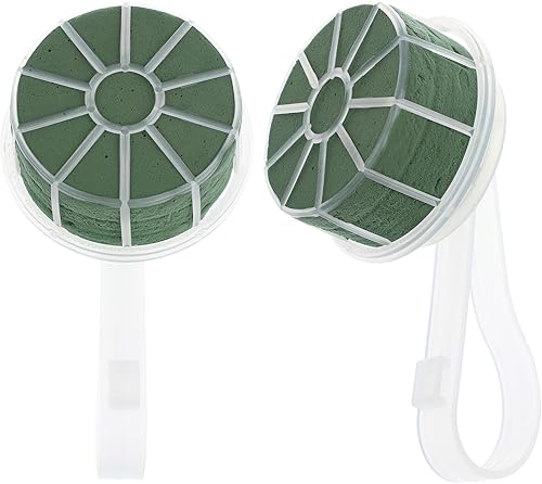 Yardwe 2 soportes de espuma para ramo de boda para flores frescas, soporte para ramo de novia con agarre cómodo para bodas y arreglos florales