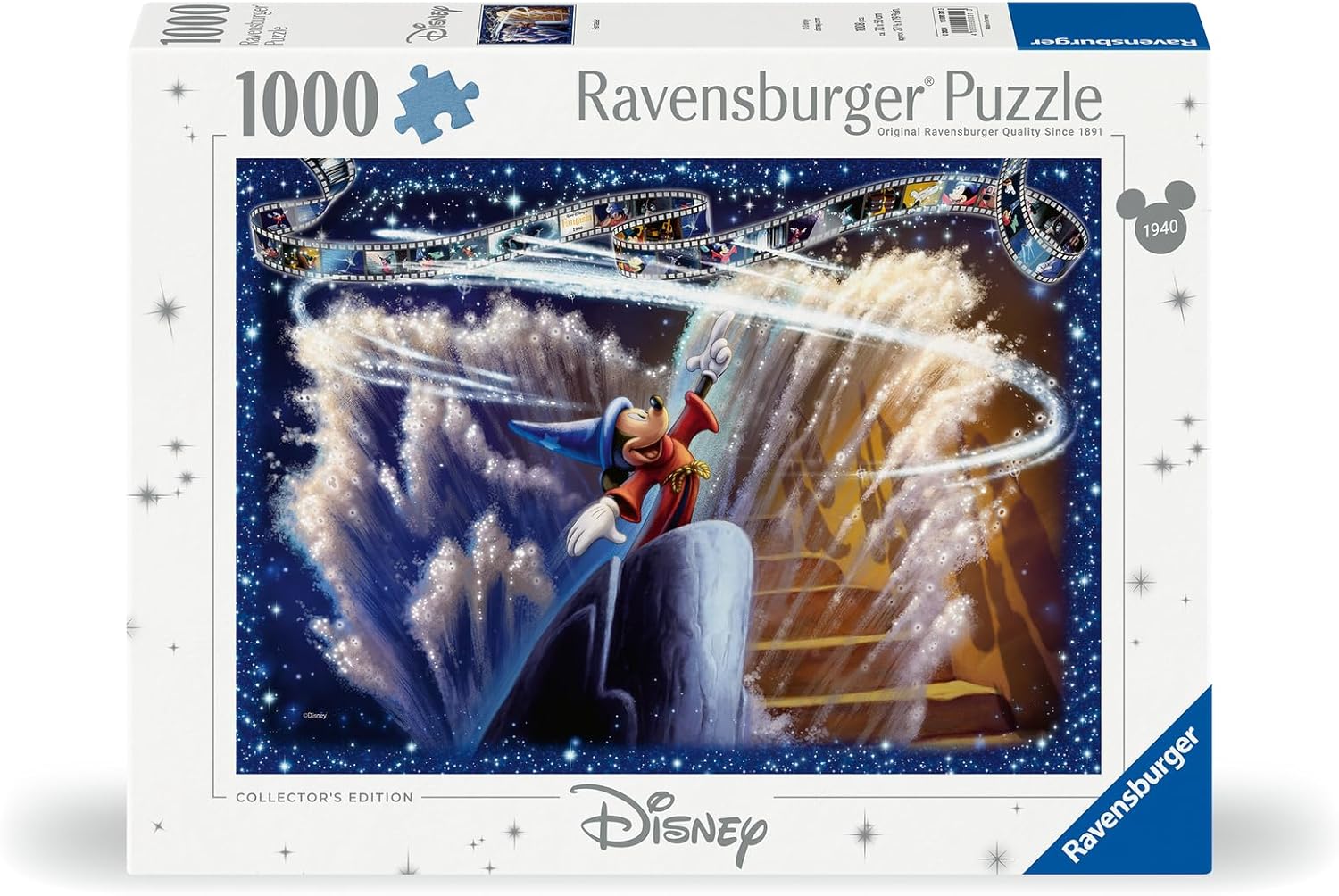 Ravensburger Disney Collector's Edition Fantasia 1000 Piece Jigsaw Puzzle for Adults - 12000311 - Handcrafted Tooling, Made in Germany, Every Piece Fits Together Perfectly