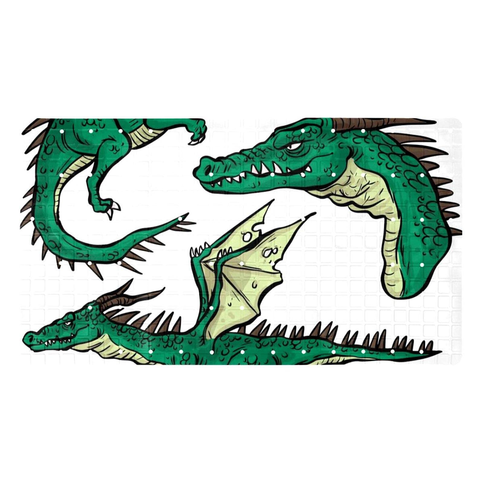Tapis de baignoire antidérapant dragon pour le bain des enfants