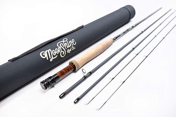 Moonshine Drifter II Caña de Pesca con Mosca con Funda