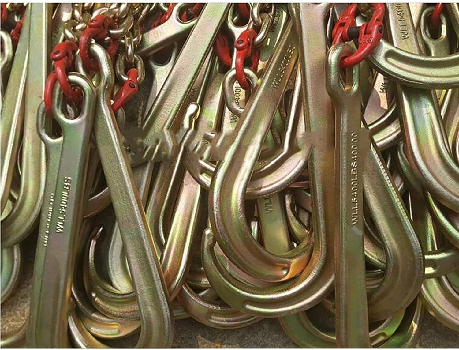 障害車 トレーラーフック - Jタイプサスペンションチェーン、4T/5T輸送牽引チェーントラックフックアップランヤード(B2)