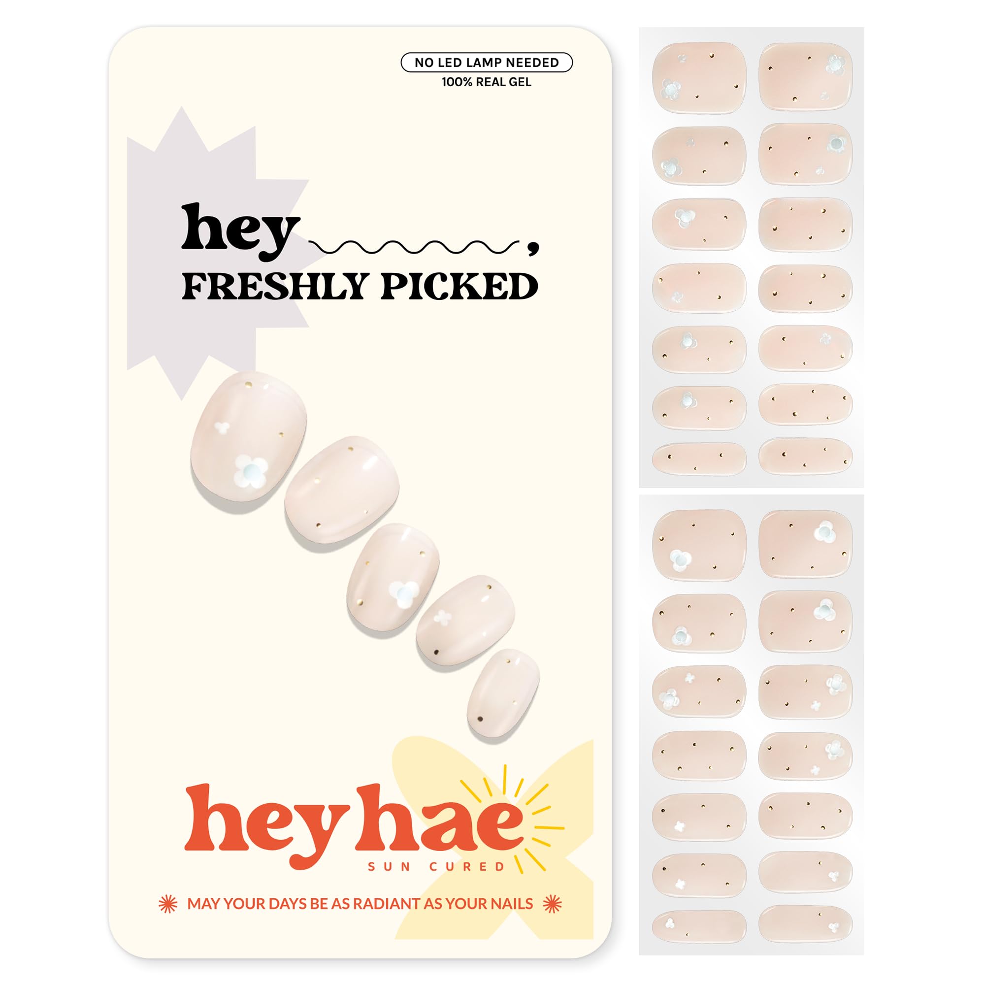 Heyhae Semi Cured Gel Nail Strips - Hey, Freshly Picked