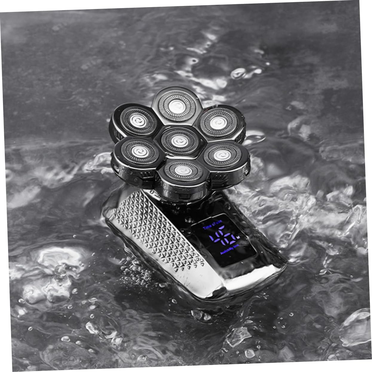 NOLITOY Electric Shaver Men's Razor 7-Head Trimmer Digital Display Waterproof Handheld Man Shaving Razor