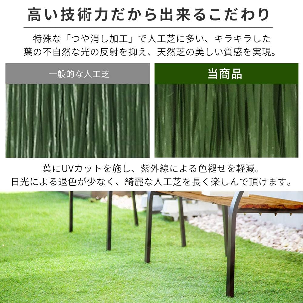 IRIS 人工芝 リアル人工芝 1×15m IRIS OHYAMA 人工芝 ロール 1m×15m アイリスオーヤマ リアル防草