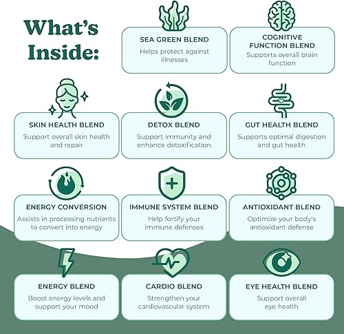 Miniatura 6 de Super Greens Polvo con más de 50 superalimentos - Jugo verde diario para toda la familia - Deliciosa mezcla de bebida en polvo verde - Sabor