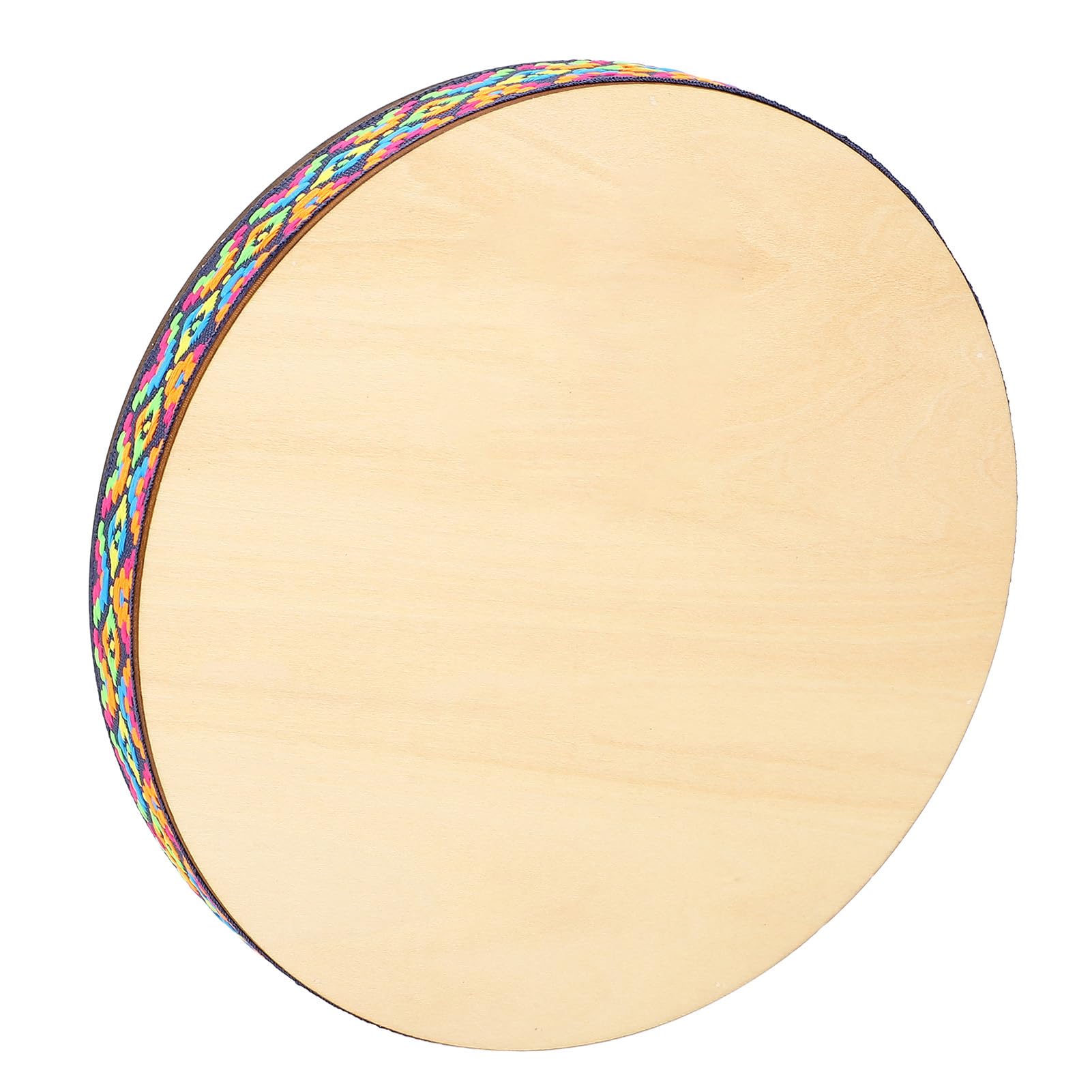 8 Inches Sea Drum, Ocean Wave Sound Maple Ethnic Hand Drum Musical Percussion Instrument for Music Classroom, Concerts, Weddings