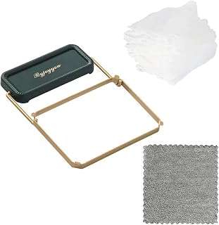 1 Pcs Kitchen Sink Filter Holder, Kitchen Sink Strainer Basket, Garbage Storage Filter Net Basket Holder,with 50 Pcs Sink Filter Mesh Bags, 1 Pcs Cleaning Cloth