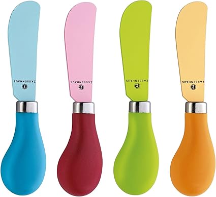 Zassenhaus 71559 Buttermesser Set 4 Teilig Bunt 13 Cm Amazon De Kuche Haushalt