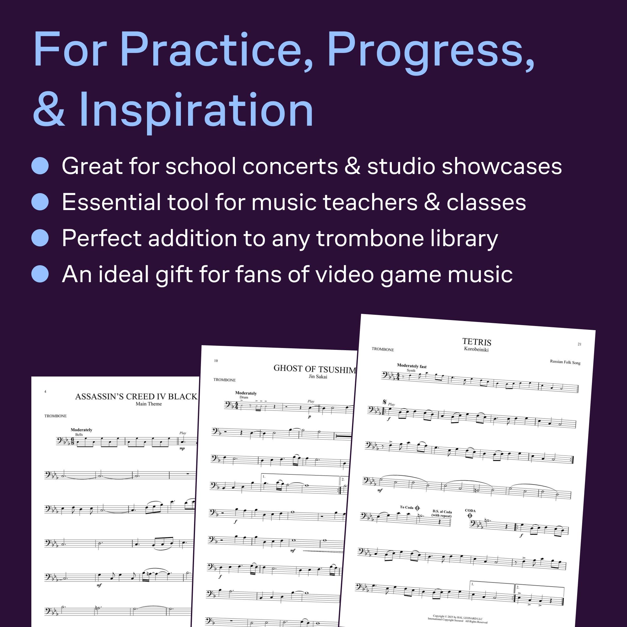 Popular Video Game Music. Posaune Solo. Enthält Online-Audio: Trombone Play-along Book With Online Audio