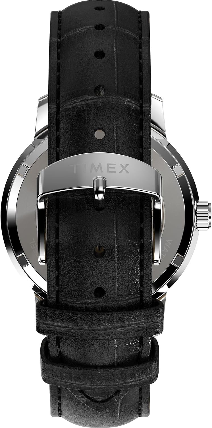 Timex Men's Marlin 38mm Watch - Black Strap Green Dial Stainless Steel Case