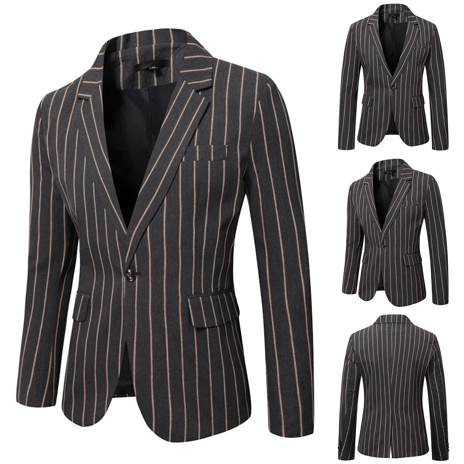 Herren Sakko Sportlich Freizeit Blazer Regular Fit Anzug Lässig