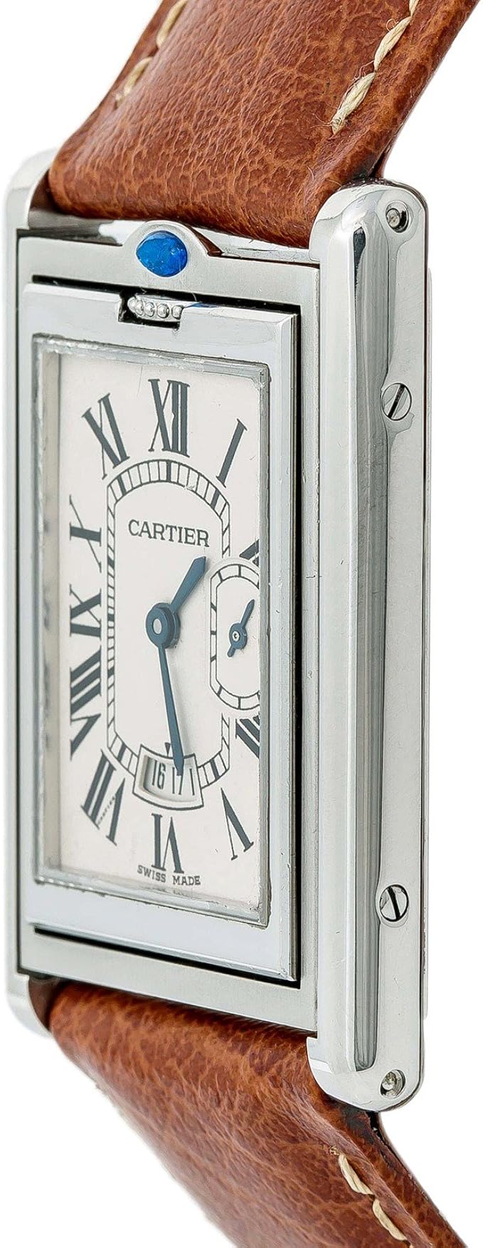 Amazon | Cartier Tank Basculante クォーツ メンズウォッチ 2522 (認定中古品) | メンズ腕時計 | 腕時計 通販