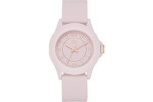 Skechers Women's Rosencrans Mid Quartz Plastic and Silicone Casual Sports Watch: Precision Timekeeping with Style