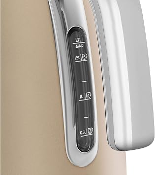 Smeg KLF03CHMEU 1700 ML Stainless Steel Mat Gold Kettle Kettle [Energy Grade A+]