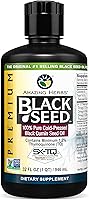 Vista 8 de Amazing Herbs cápsulas blandas Black Seed prensadas en frío, 90 cápsulas, DPS 12004, 4, 1, 1