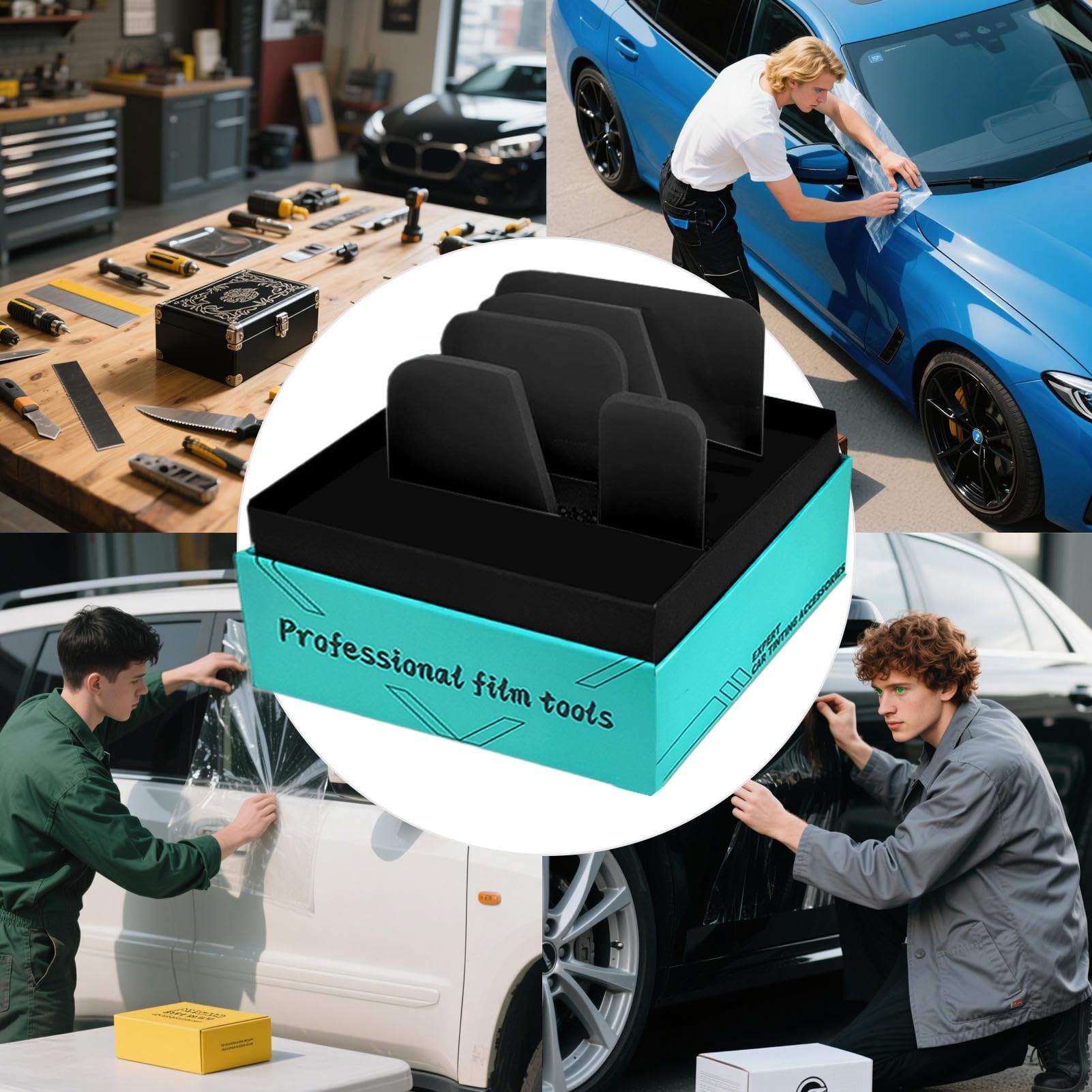 Raschietto per pellicole per finestre, raschietto per auto, per doccia, camion, vetrine, specchi, moto, casa, commerciali