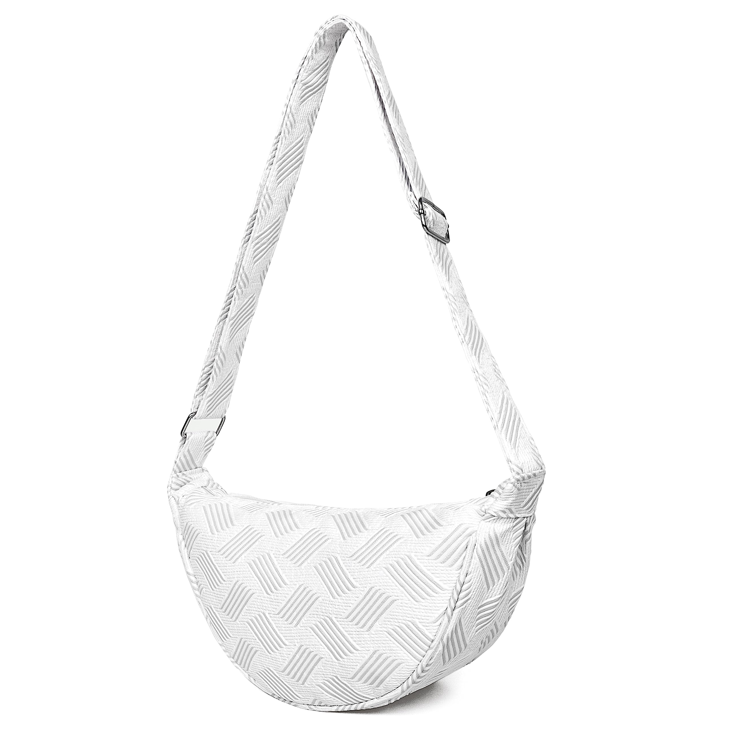 VOLGANIK ROCK Crossbody Bags Trendy Hobo Sling Nylon Crescent Purses and Handbag Dumpling Bag Chest Bag Bum Fanny Packs