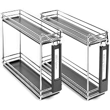 Nifty Solutions Spice Caddy Set of Two, Chrome