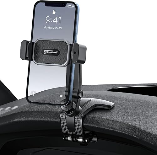 Soporte universal para teléfono celular para tablero de instrumentos con rotación de 360, clip multifuncional para automóvil, compatible con todos