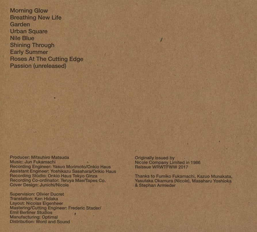 FUKAMACHI,JUN - Nicole 86 Spring And Summer Collection