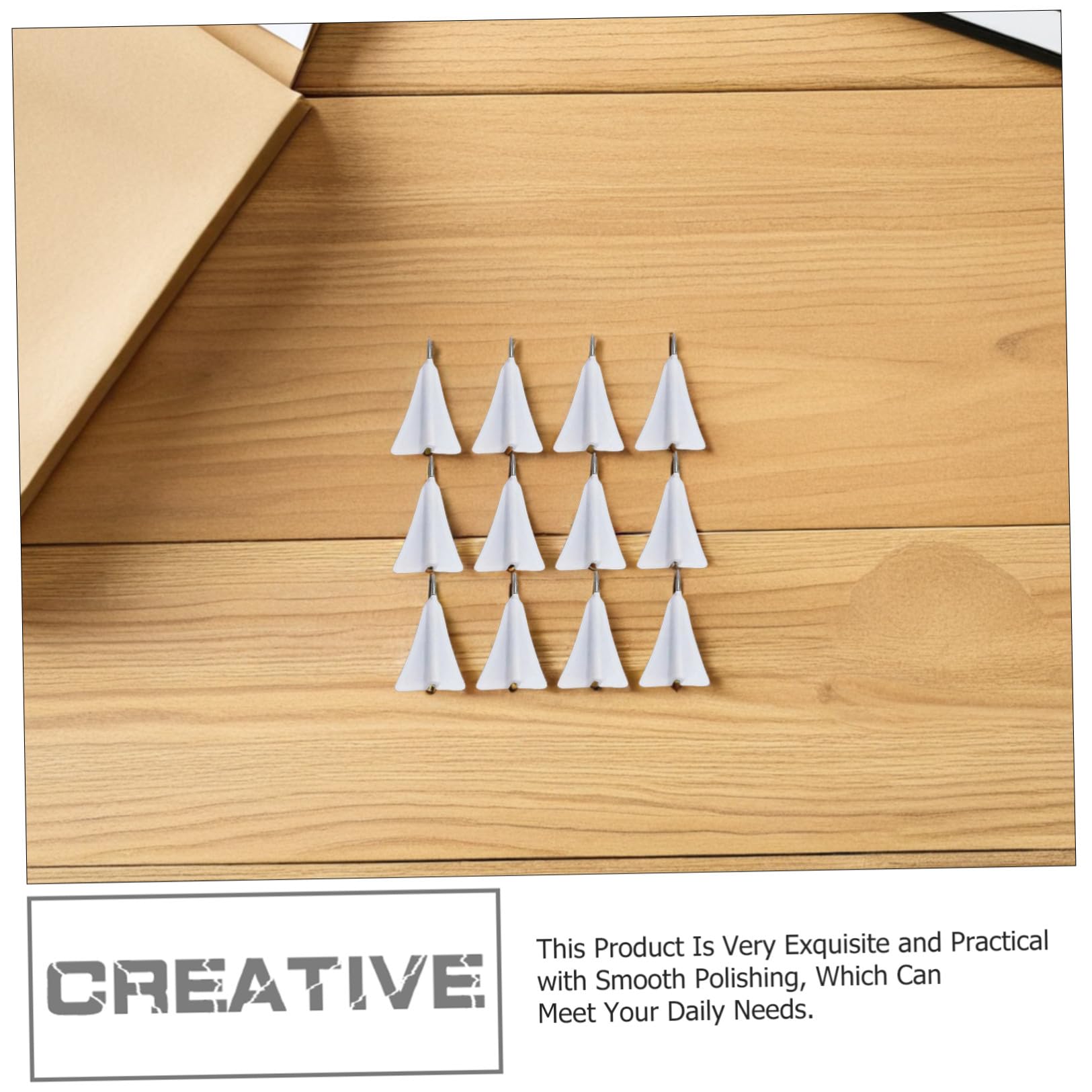 Puntine da Disegno Multifunzione a Forma di Aereo Set da 12 Pezzi Comode e Sostituibili per Bacheche di Sughero e Attività Creative in Ufficio e Scuola