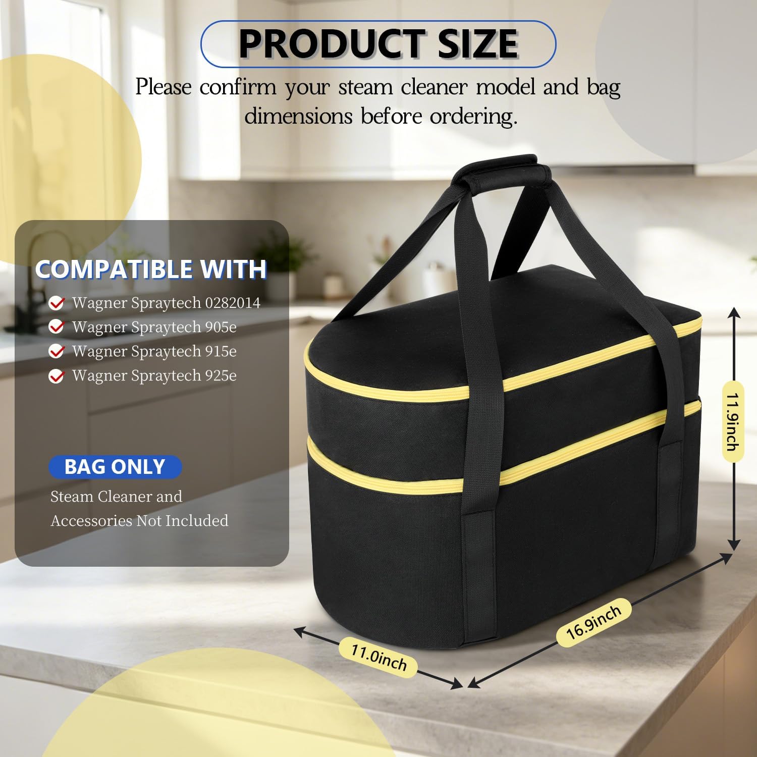 Storage Bag for Wagner Spraytech 0282014 905e/915e/925e Steam Cleaner