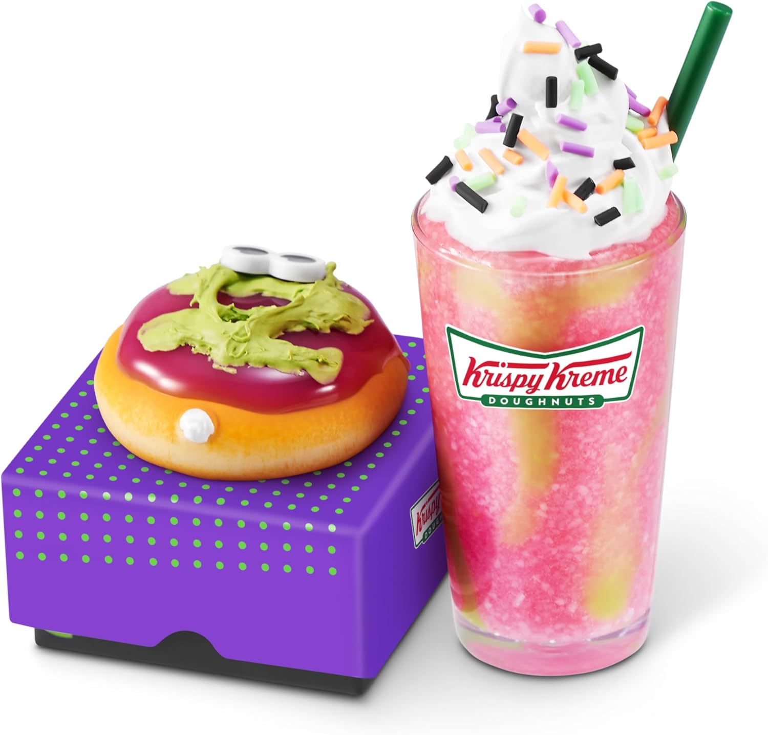 Mini Brands Create Krispy Kreme Halloween Series 1 Capsule by ZURU, Licensed Mini Collectibles, Mystery Blind Packaging, DIY, Crafts, Resin Play, Novelty, Replica Food, NOT Edible, Collectors, 8+